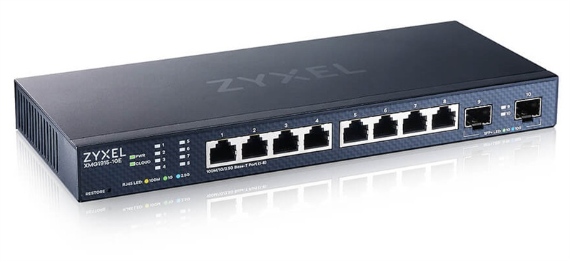 Коммутатор Zyxel NebulaFlex XMG1915-10E-EU0101F (L3) 8x2.5Гбит/с 2SFP+ управляемый