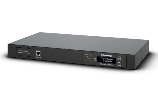 Панель питания распределительная CyberPower ATS PDU20MHVCEE10AT Metered, 1U type, 16Amp, plug IEC 30