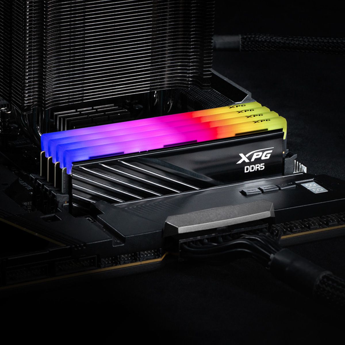 Память DDR5 2x16GB 6400MHz A-Data AX5U6400C3216G-DTLABRBK XPG Lancer Blade RGB RTL Gaming PC5-51200 