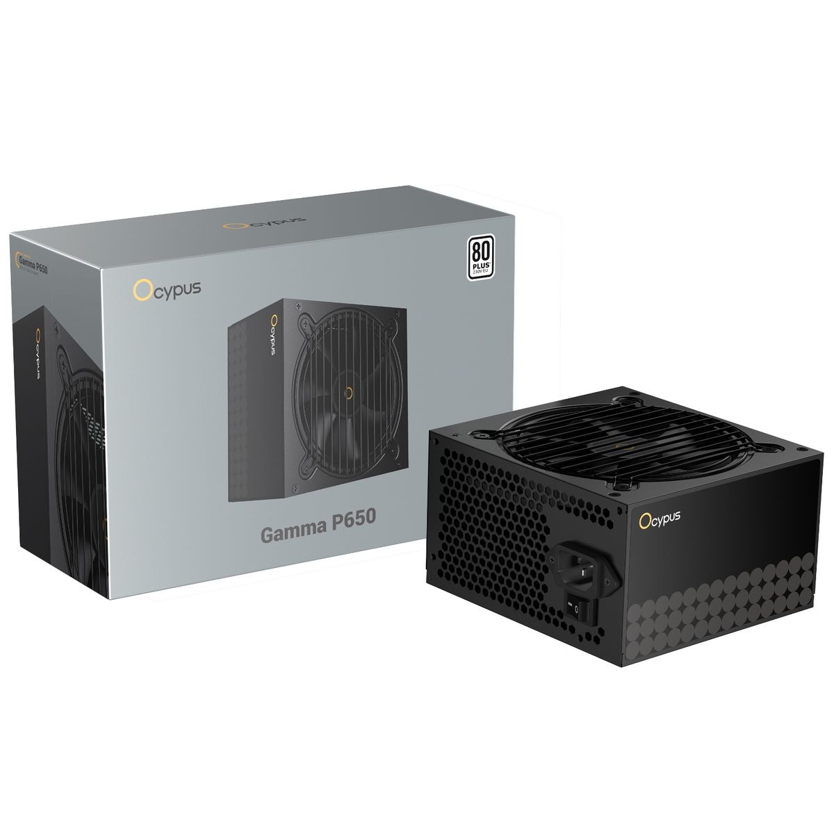 блок питания Ocypus Gamma P650, 650W, APFC, 80+, 120mm Fan (P650-W)