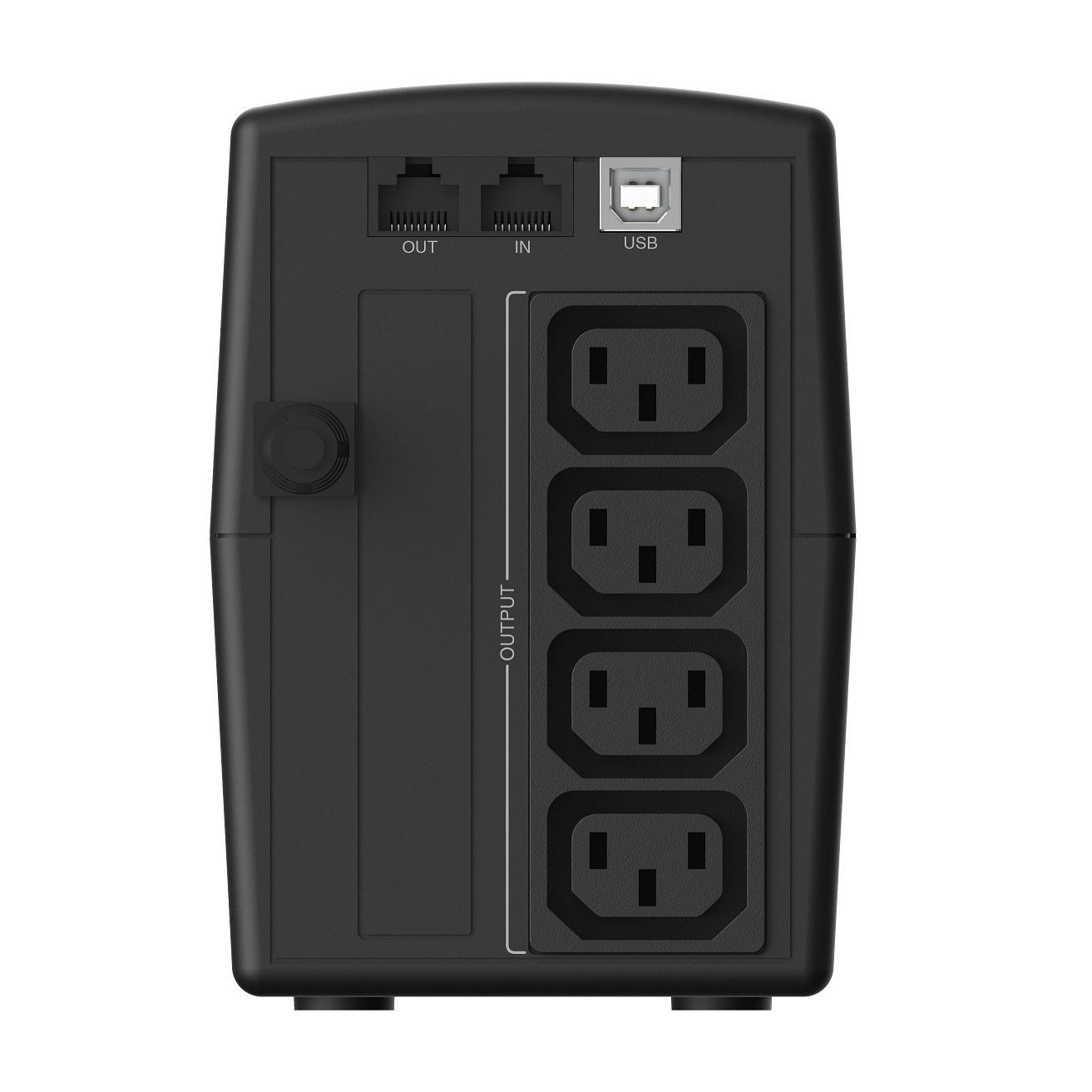 ИБП CBR [QTM-850T-4I-LCUC] Line Interactive  850VA/480W 9Ah12V 4 x С13,HID-USB, RJ45/11