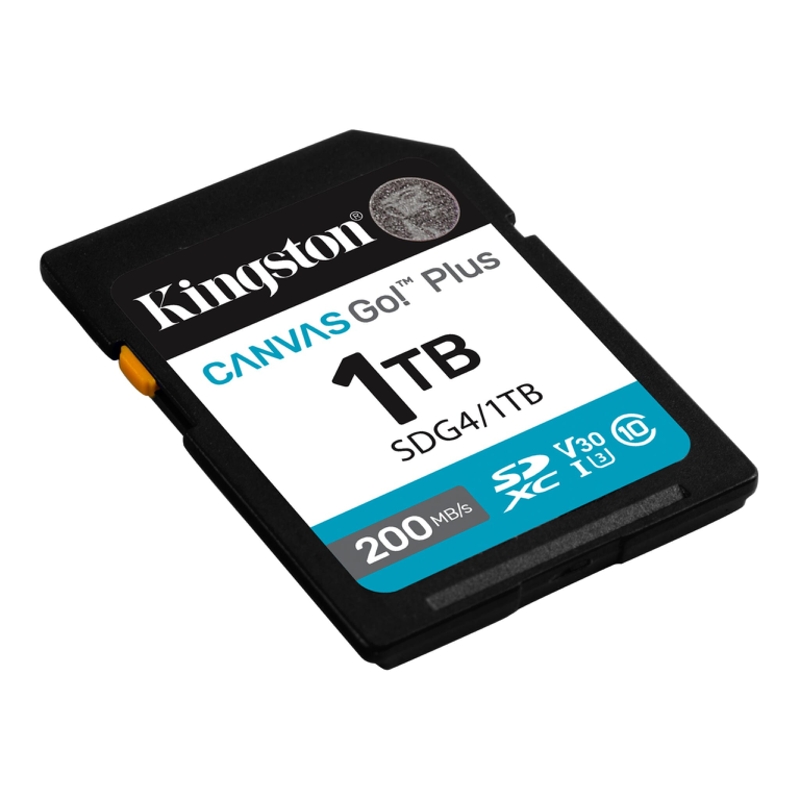 Флеш карта SDXC 1TB Kingston SDG4/1TB Canvas Go! Plus V30 w/o adapter