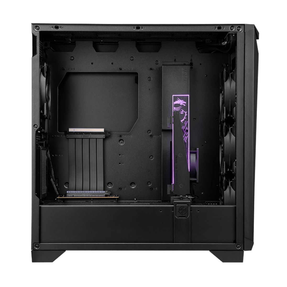 Корпус MSI MPG GUNGNIR 300P AIRFLOW 2xUSB 3.2 Gen 1, 1xUSB 3.2 Gen2 Type-C, 4x120mm PWM black Fan, 1