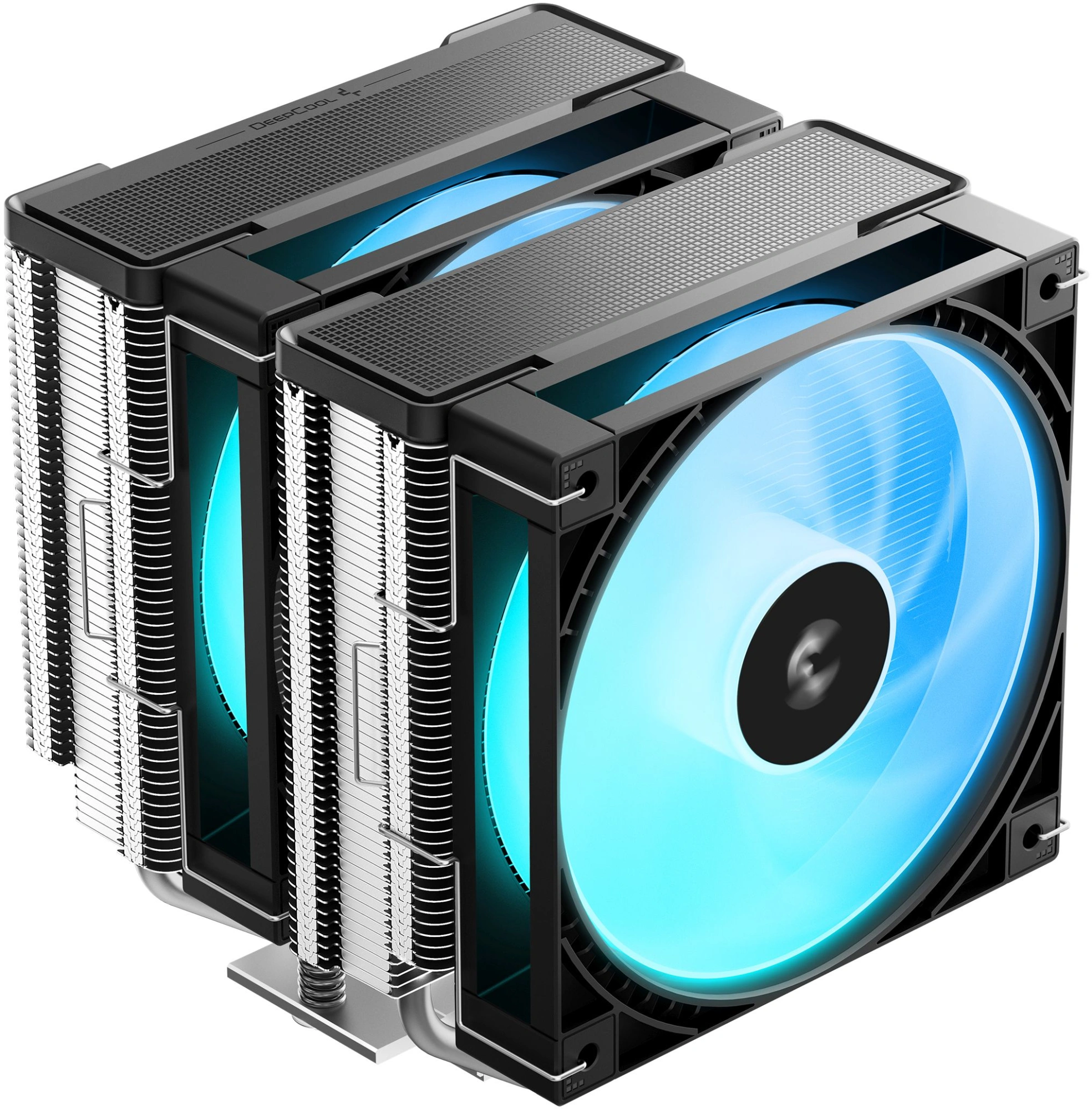 Кулер для процессора DEEPCOOL AG620 G2 ARGB LGA1954/1851/1700/AM5/AM4 (9шт/кор, TDP 270W, PWM, DUAL ARGB Fan 120mm, 6 тепл. трубок, черный) RET (R-AG620-BKAMMG2-G)