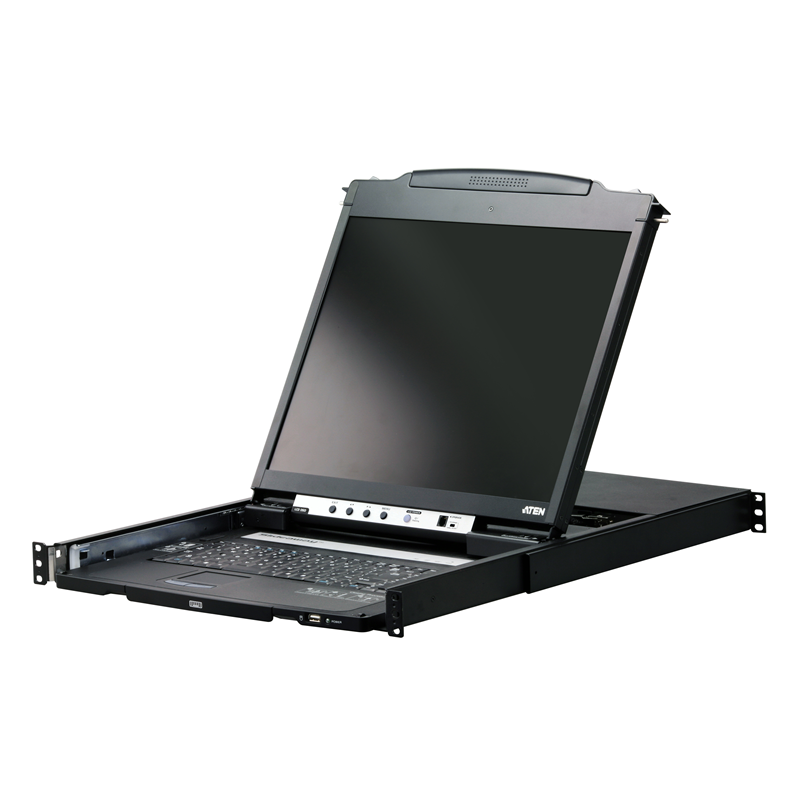 ATEN CL5800NR, Консоль управления, для KVM-переключателей, электрон., 19", SVGA+KBD+MOUSE PS/2/USB, 