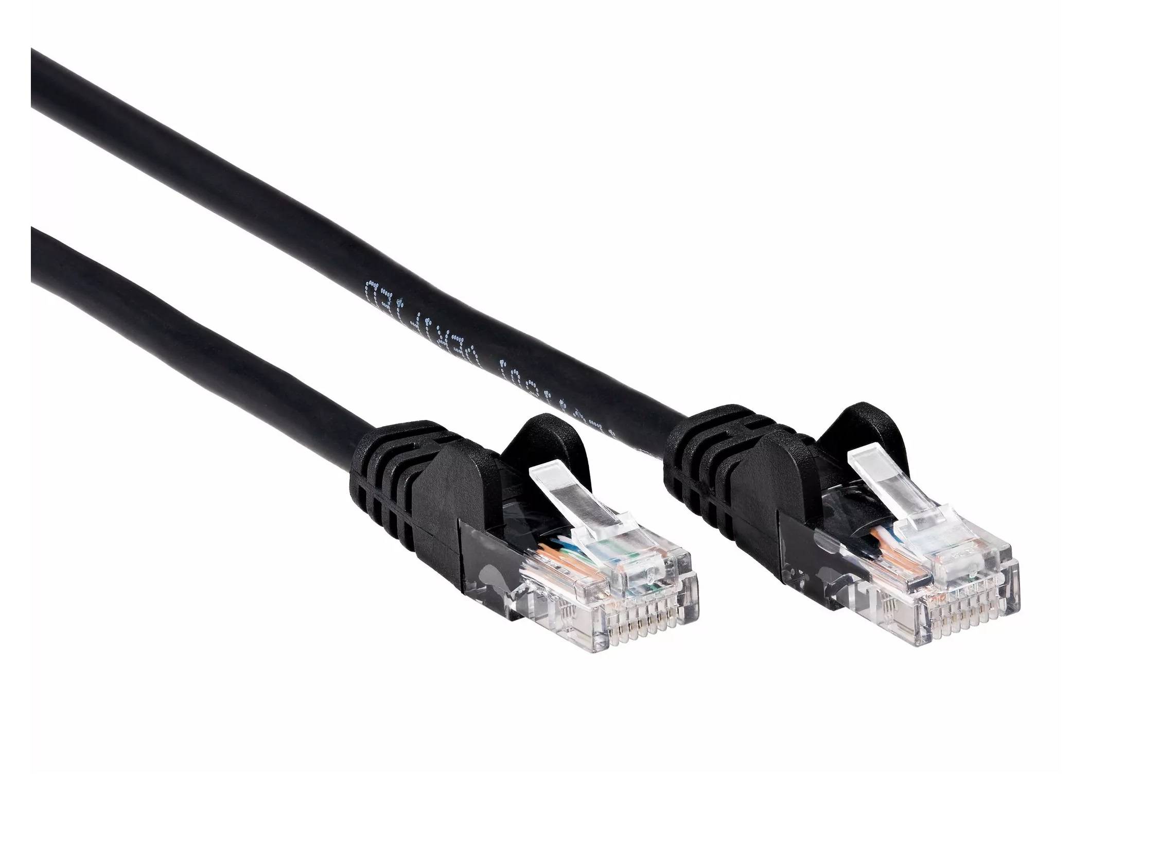 Патчкорд литой iOpen  UTP кат.5е 3м черный <ANP511_3M_BK>