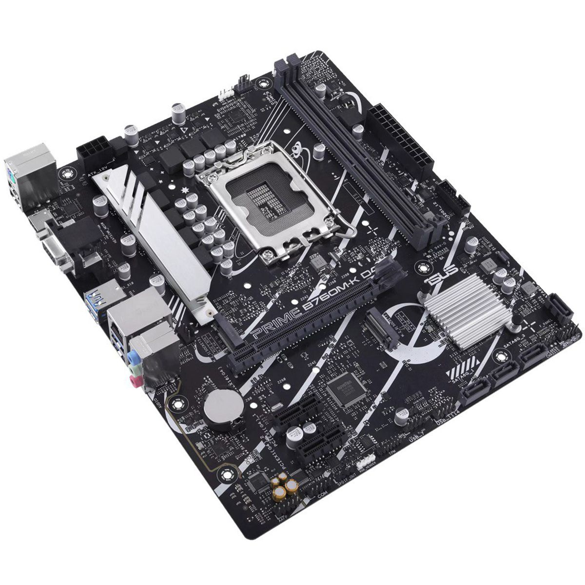 Материнская плата Asus PRIME B760M-K D4 Soc-1700 Intel B760 2xDDR4 mATX AC`97 8ch(7.1) GbLAN RAID+VG