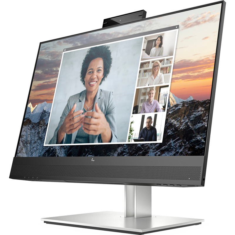 Монитор HP 23.8" E24m G4 Conferencing черный IPS 16:9 HDMI M/M Cam матовая HAS Piv 300cd 178гр/178гр