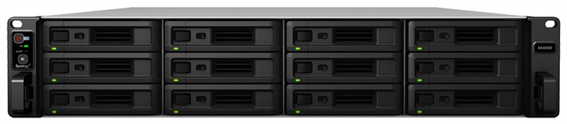Synology SA3200D Сетевое хранилище 12x2.5"/3.5" SAS, Intel Xeon D-1521/4x2.4GHz, 8GB DDR4, 2x1 Гбит/