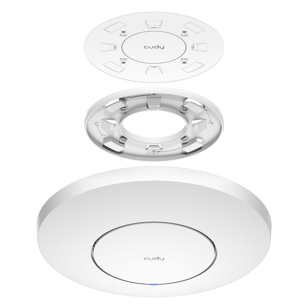 Точка доступа AX3000 Dual Band Ceiling Mount Wi-Fi 6 Access Point, Chipset MT7981, 802.11ax/ac/a/b/g