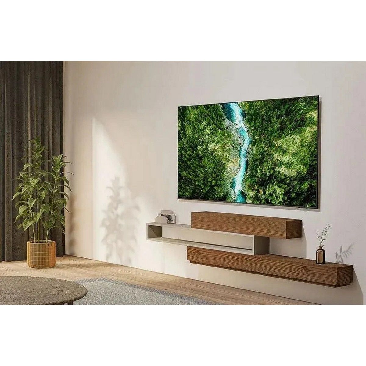Телевизор LED Samsung 75" UE75U8000FUXRU черный 4K Ultra HD 60Hz DVB-T2 DVB-C DVB-S2 USB WiFi Smart 