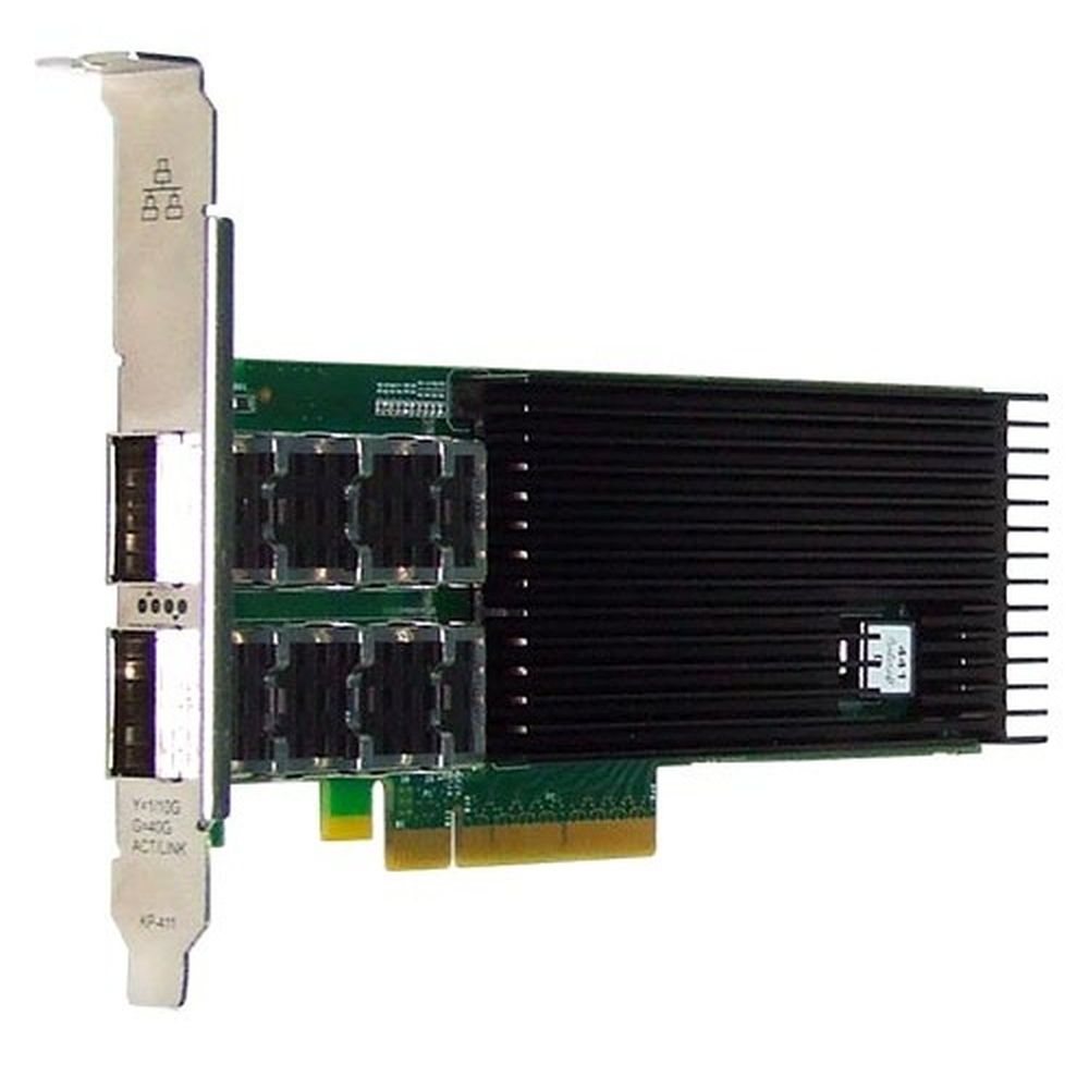 Сетевой адаптер Silicom PE340G2QI71-QX4 Dual port 40GBase-X (QSFP+, Intel XL710BM2) XLPPI interfaces