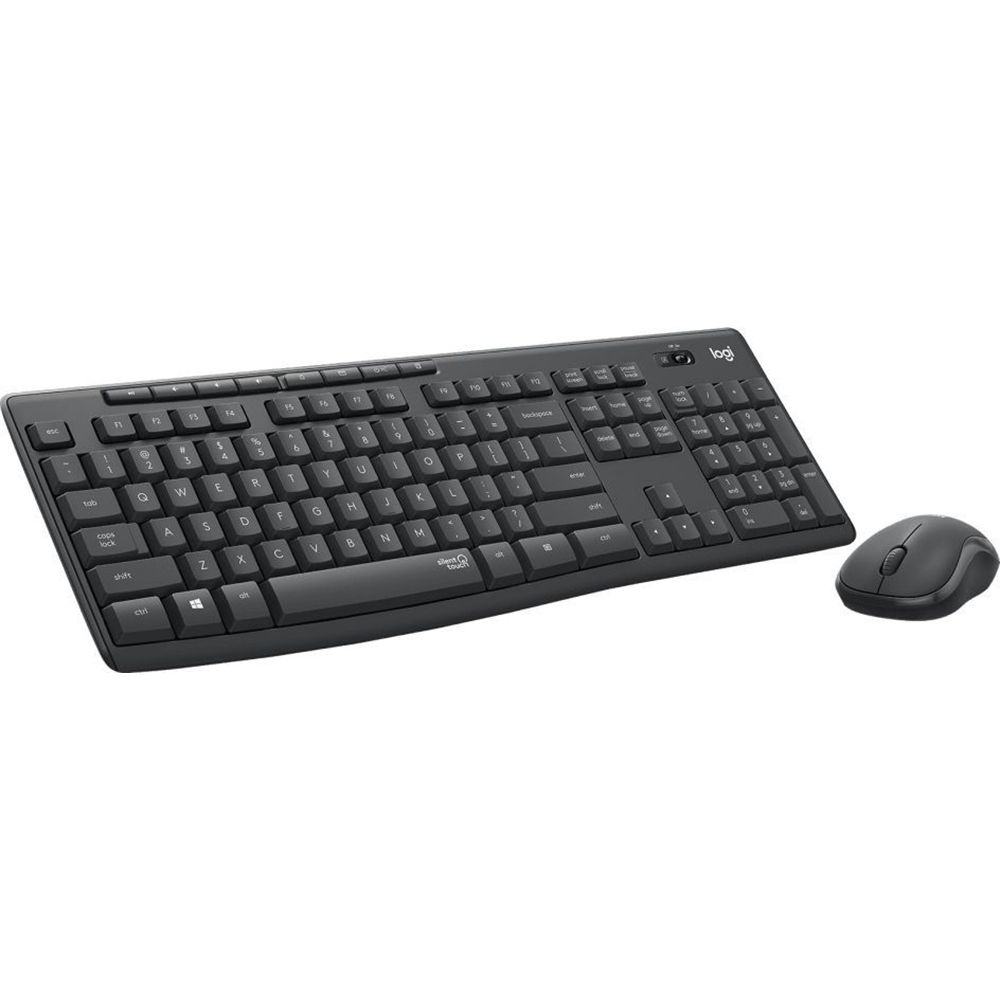 Клавиатура + мышь Logitech MK295 клав:черный мышь:черный USB беспроводная (920-009807)