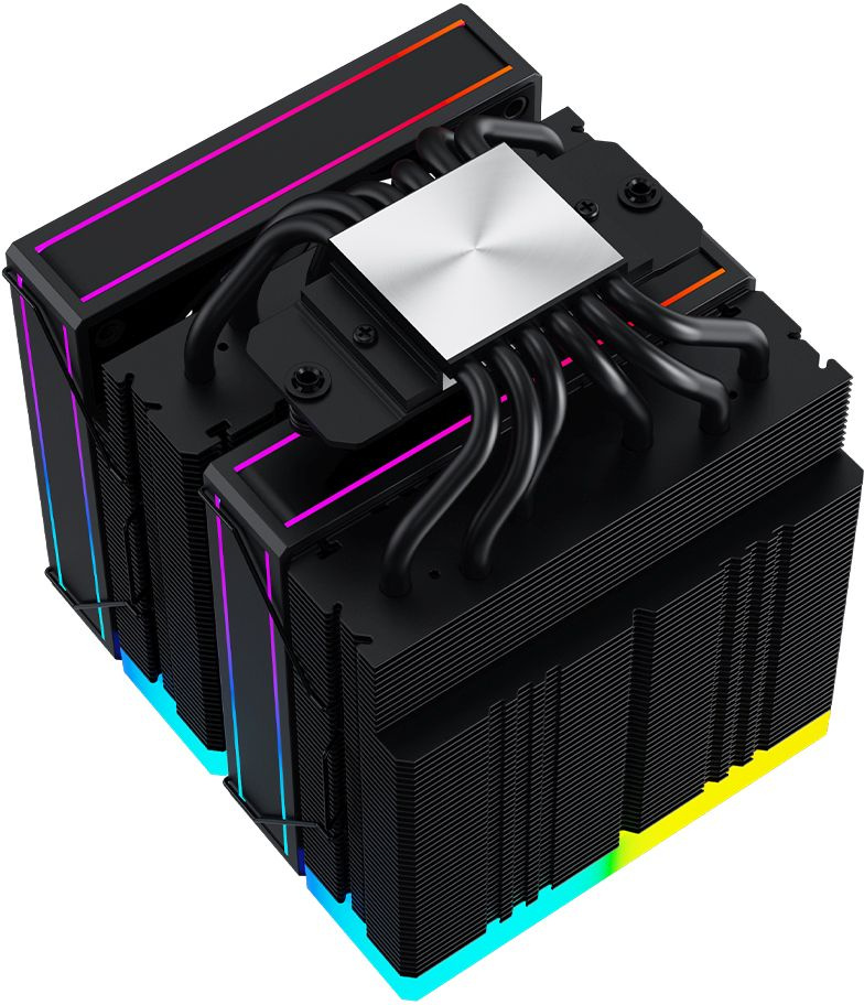 Устройство охлаждения(кулер) ID-Cooling Frozn A620 ARGB Soc-AM5/AM4/1200/1700/1851 черный 4-pin 29.9