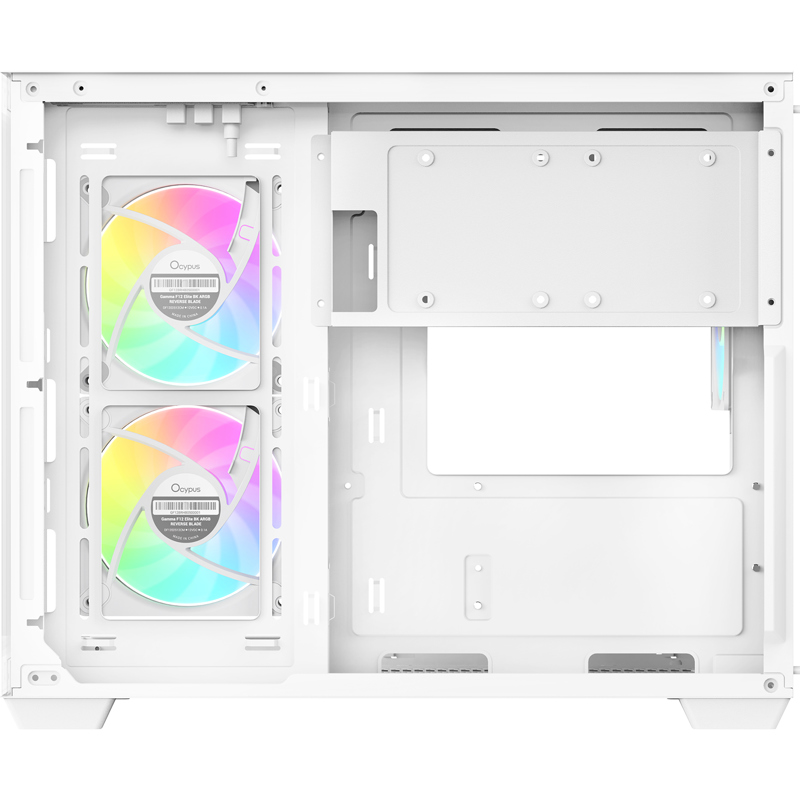 Корпус Case Ocypus Gamma C54 WH ARGB, Midi-Tower, TG, 3x120mm ARGB, 1xUSB-A 3.0 + 2xUSB 2.0, mATX, m