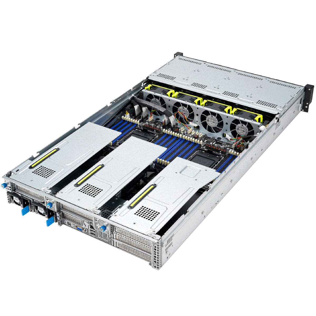 Сервер ASUS RS720-E11-RS12U 2U, 2x LGA4677, 32x DDR5(4800), 12x 3,5 (8xNVMe/SAS/SATA+4 NVMe/SATA), 2