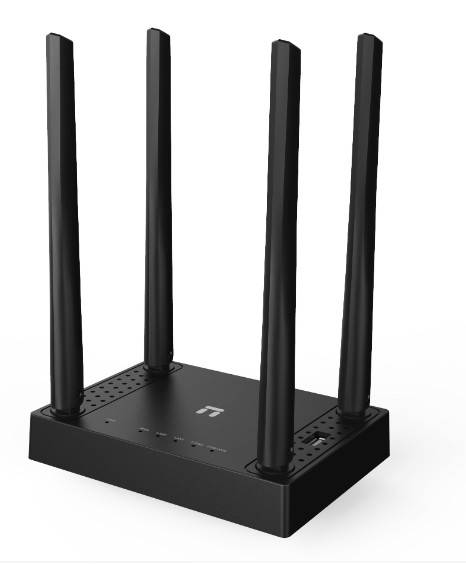 Роутер беспроводной Netis N5 AC1200 10/100BASE-TX/4G ready черный