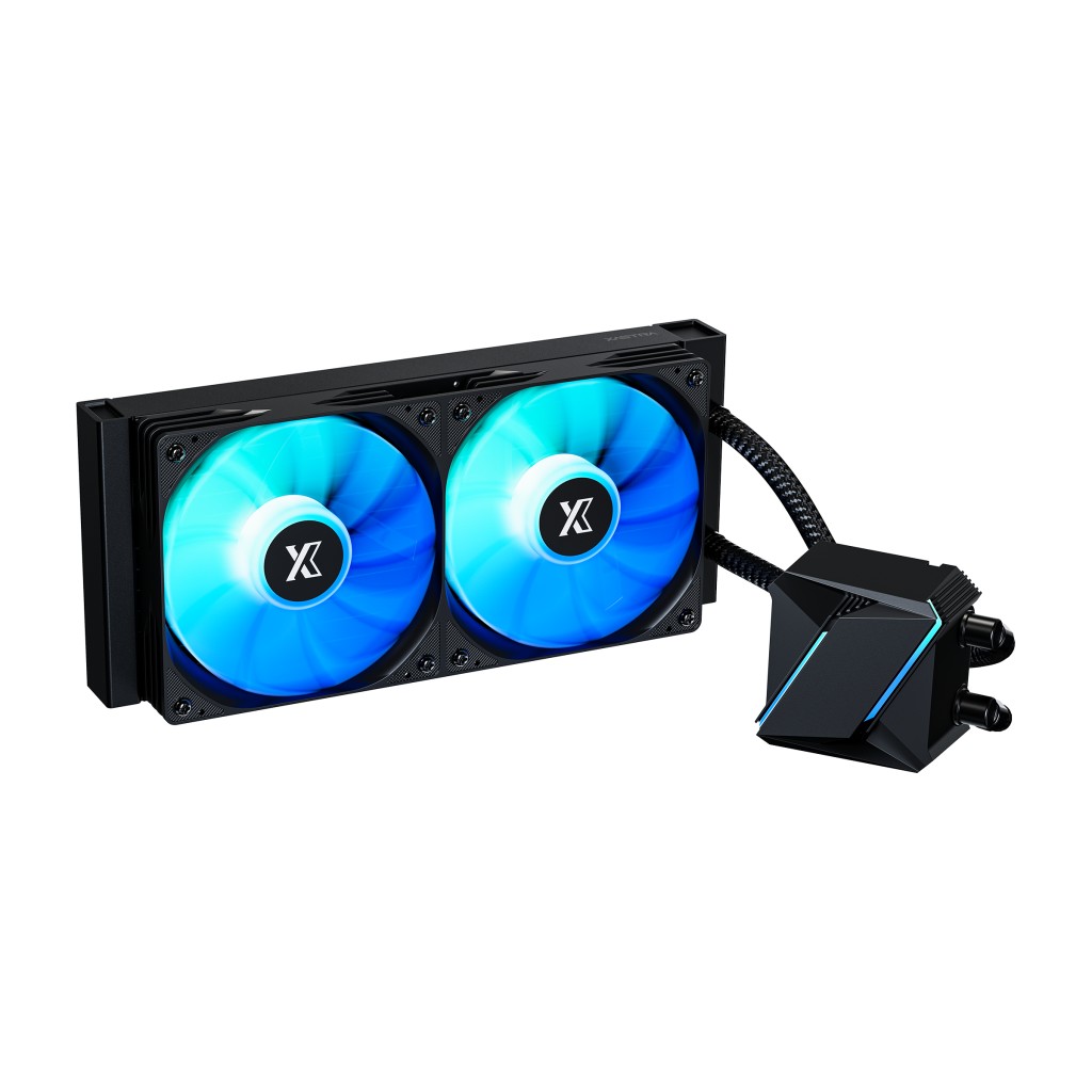 Система водяного охлаждения XASTRA LM240 ARGB BK LGA LGA1851/1700/1200/115X/AM5/AM4 ( 2x120 ARGB fan, TDP 265W, black) RET