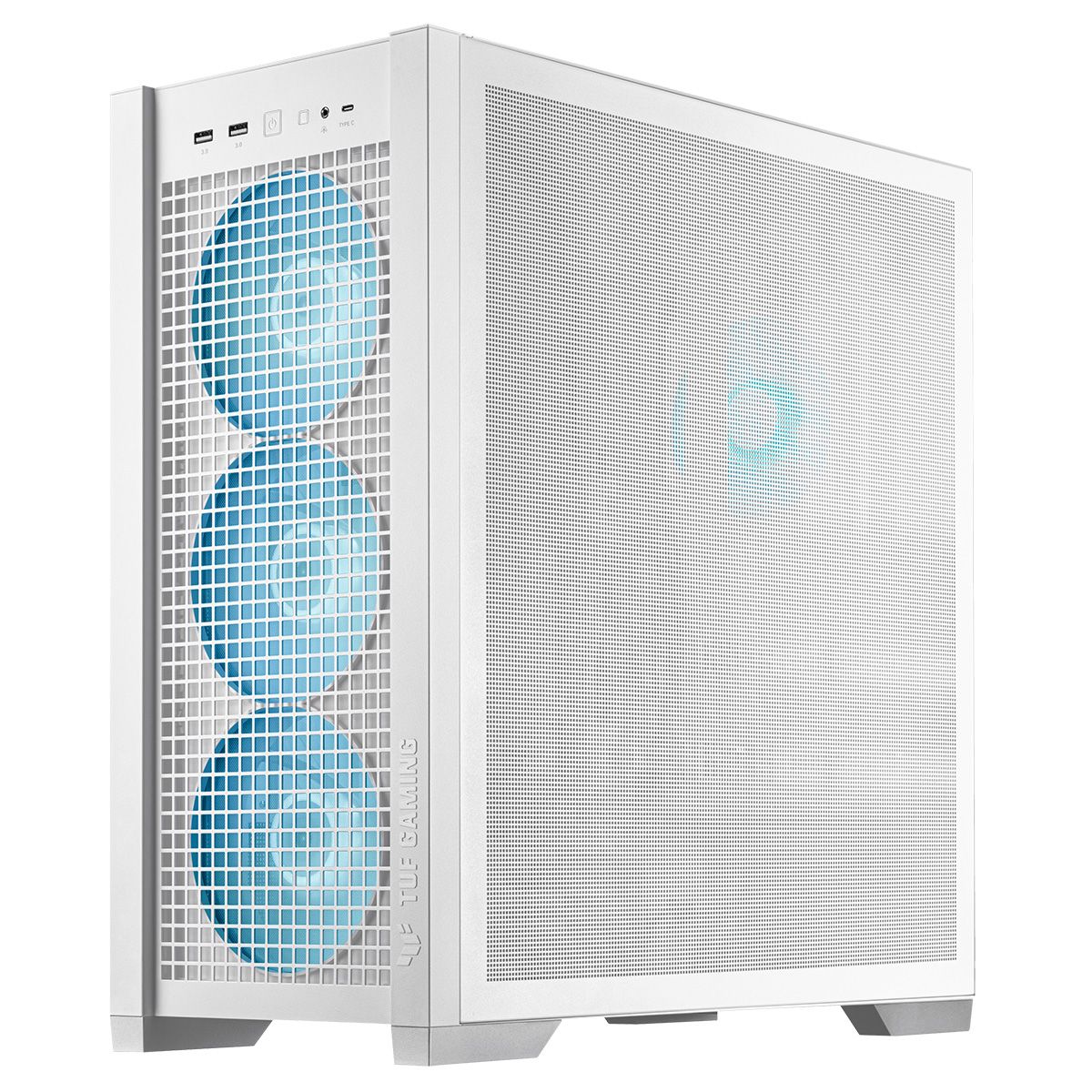 Корпус ASUS TUF GAMING GT302 TG ARGB WHITE/ GT302/ARGB FANS/WHT (90DC00I3-B19000)