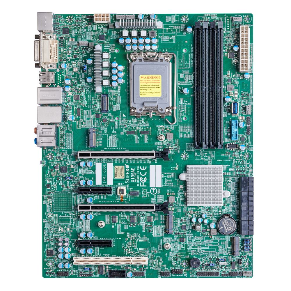 Материнская плата SuperMicro MBD-X13SAE-B Intel 13th/12th Gen Core i9/i7/i5/i3 LGA1700 CPU, Intel W6