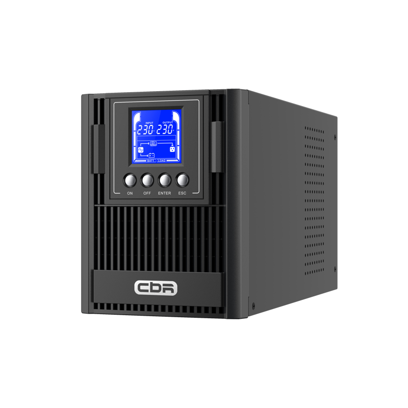 ИБП CBR [ESN-1KT-3F-LCHERSC] Online 1000VA/1000W Tower 3 x Schuko, LCD, HID-USB, RS232, EPO, SNMP sl