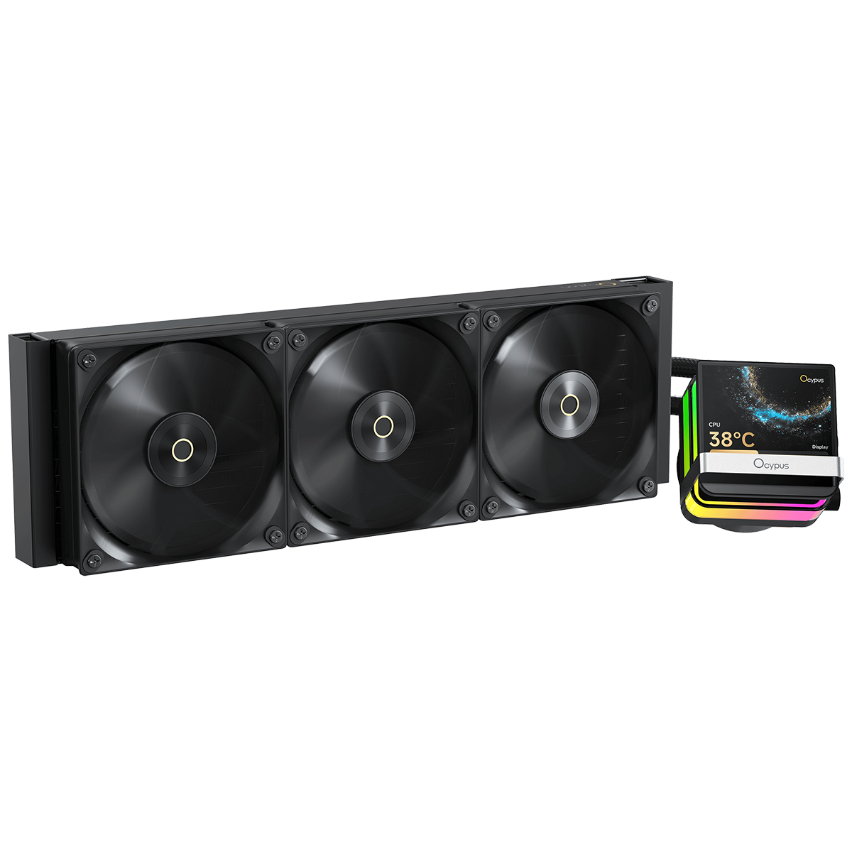 Система жидкостного охлаждения Ocypus Sigma L36 PRO BK (310W, 360mm, LED, Black, ARGB/ Fans: 3x120mm