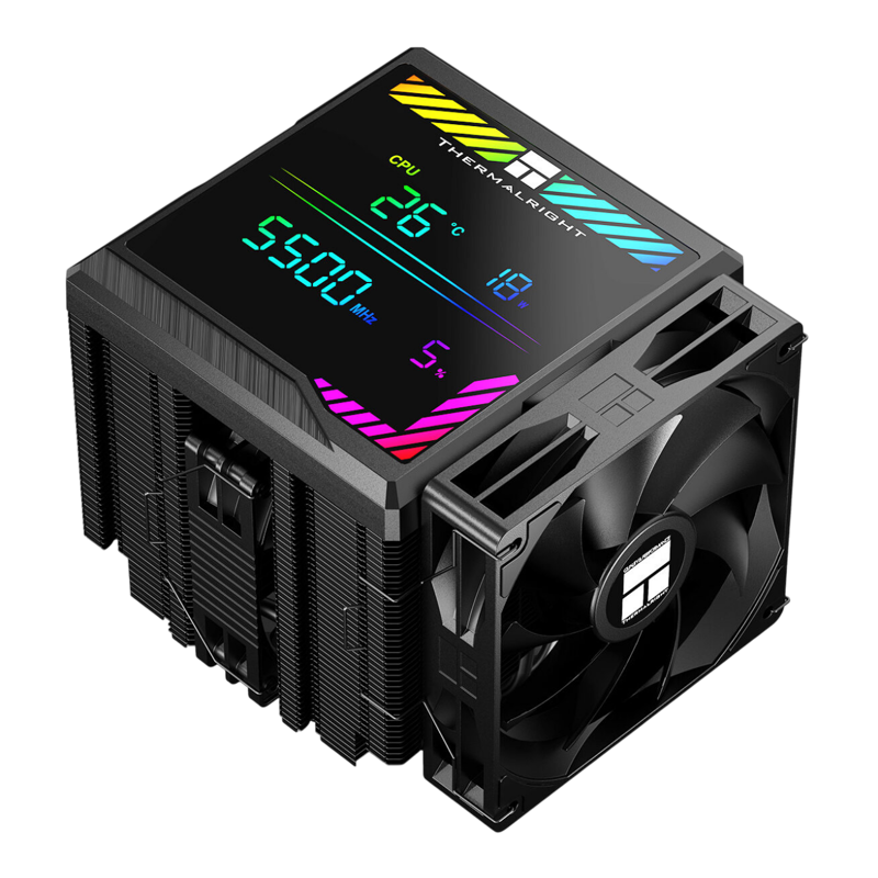 Кулер для процессора Thermalright Peerless Assassin 140 Digital Black (4-pin PWM, 165mm, Ni/Cu, 6x6m