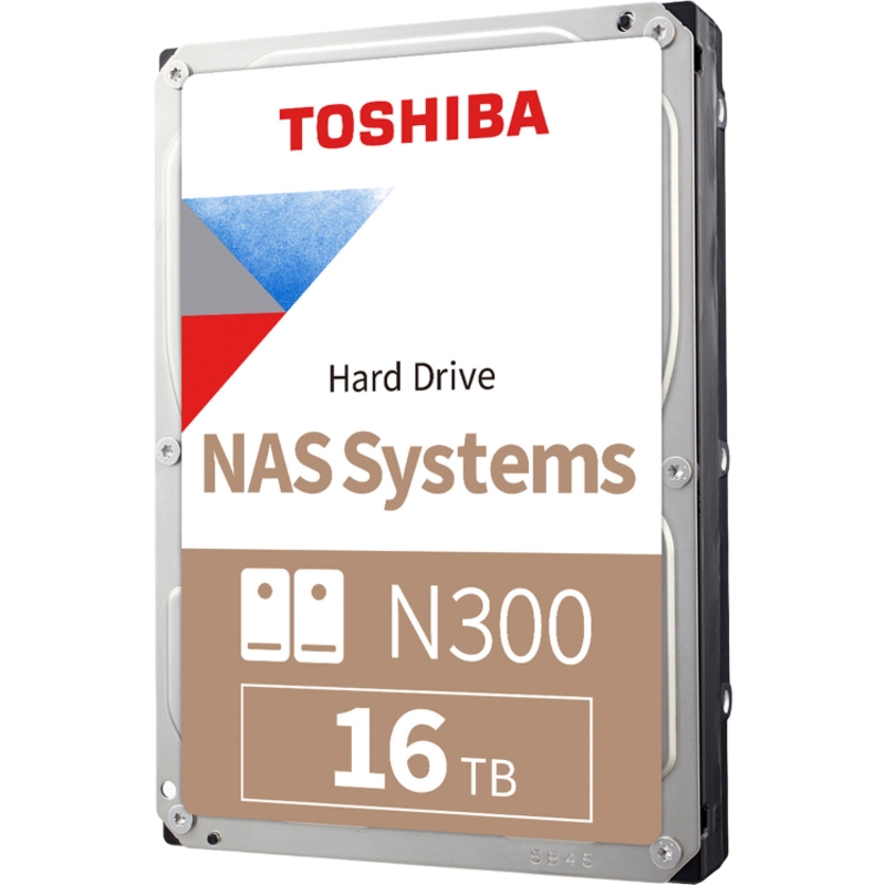 Жесткий диск Toshiba N300 NAS SATA3 3.5" 16TB 7200 512Mb 6Gb/s 1 year warranty (replacement ST16000N