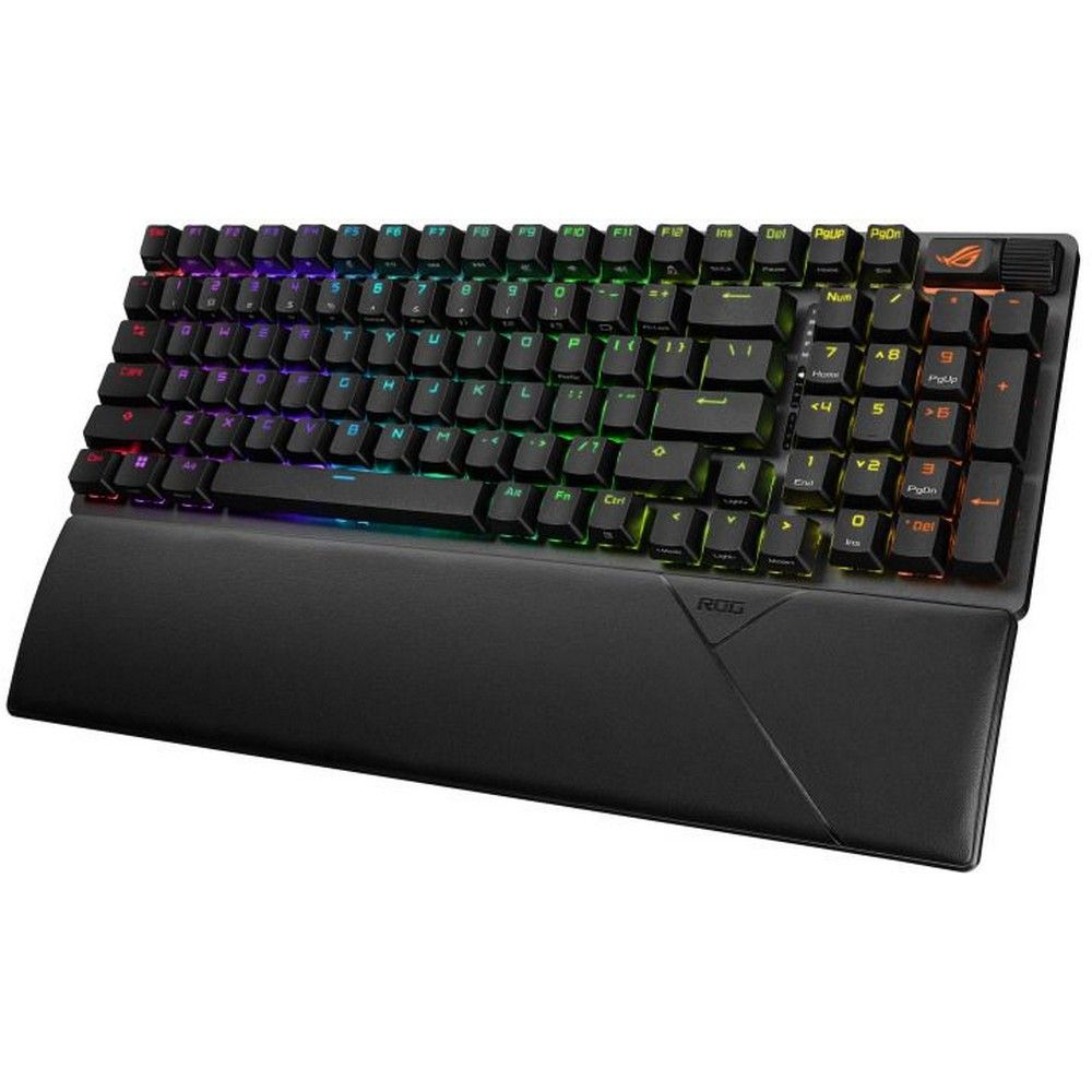 Клавиатура ASUS X901 STRIX SCOPE II 96 WL ROG NX Snow PBT 96% USB 2.4GHz BT