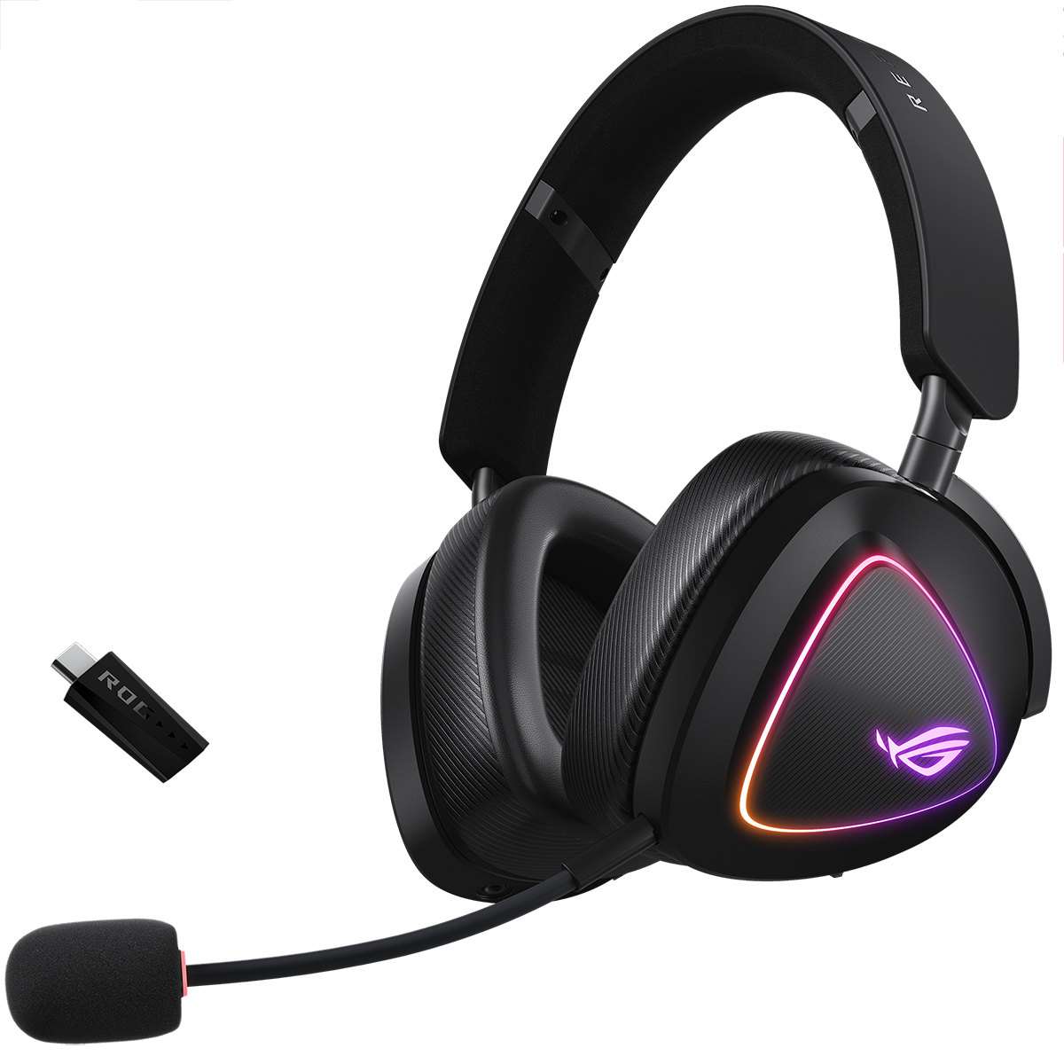 Гарнитура ASUS A701 ROG DELTA II BLK 318g 20 - 20000Hz 3,5mm 2.4GHz BT