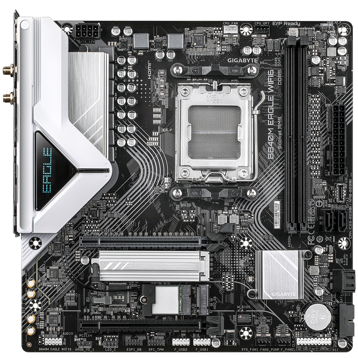 Материнская плата Gigabyte B840M EAGLE WIFI6, RTL