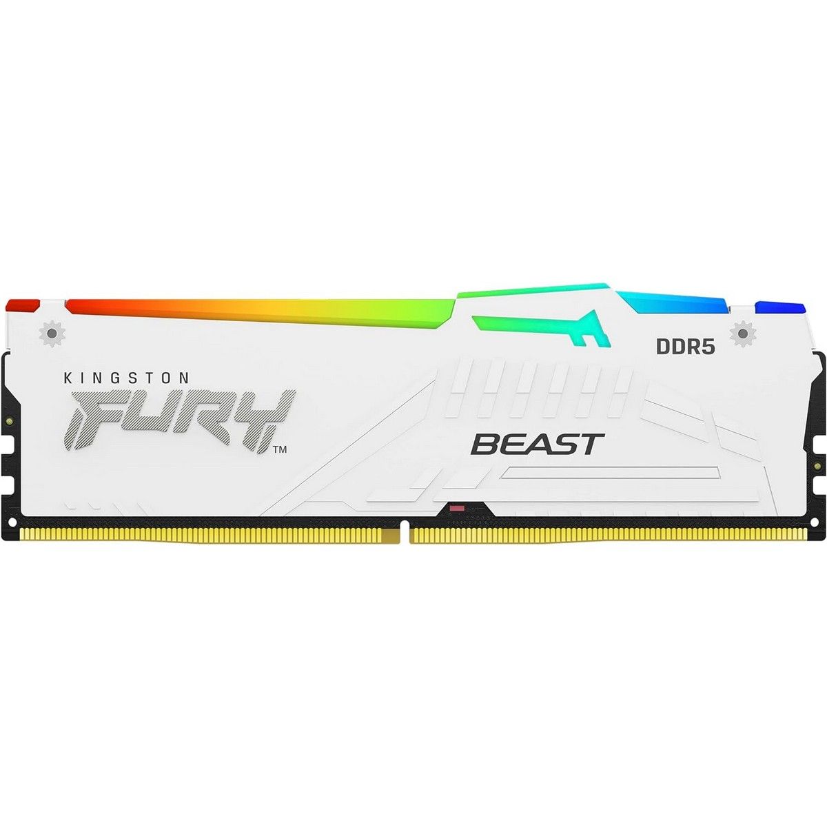 Память DDR5 2x16GB 6000MHz Kingston KF560C36BWE2AK2-32 Fury Beast White Expo RGB RTL PC5-48000 CL36 