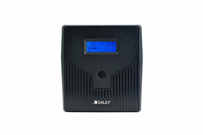 (456) Бастион SKAT-UPS 1000ВА/600Вт/Line-Interactive/АКБ 7Ачх2/220В/2xC13/3 л.г./МПТ