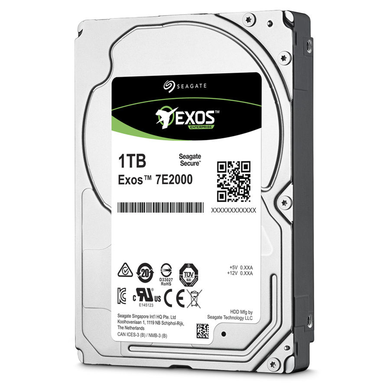 Жесткий диск серверный Seagate Exos 7E2000 SAS ST1000NX0333 1TB 2.5" 12Gb/s,7200rpm, 28MB, 512e