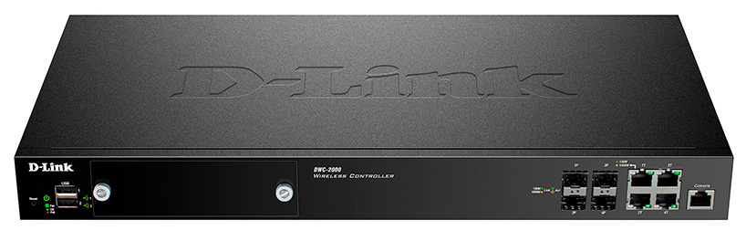 Контроллер D-Link DWC-2000 10/100/1000BASE-TX/SFP черный