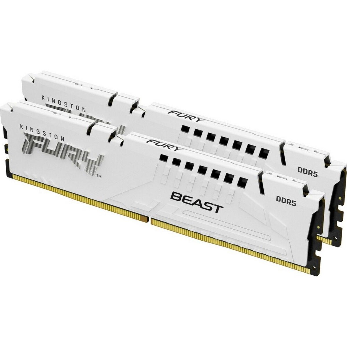 Память DDR5 2x16GB 6000MHz Kingston KF560C36BWE2K2-32 Fury Beast White Expo RTL Gaming PC5-48000 CL3