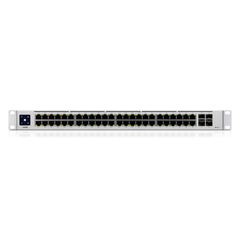 Коммутатор Ubiquiti UniFi Switch 48 PoE |USW-48-PoE| Ubiquiti PoE-коммутатор в стойку, 48х 1G RJ45, 