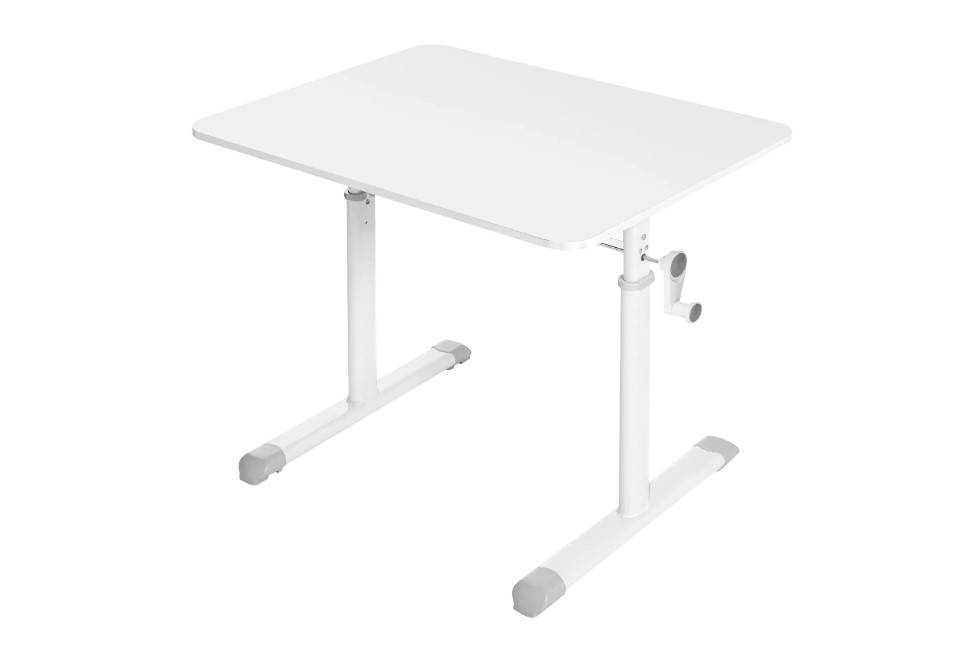 Defender Офисный стол Legend белый, 80*60см, в63-86см, ручной.