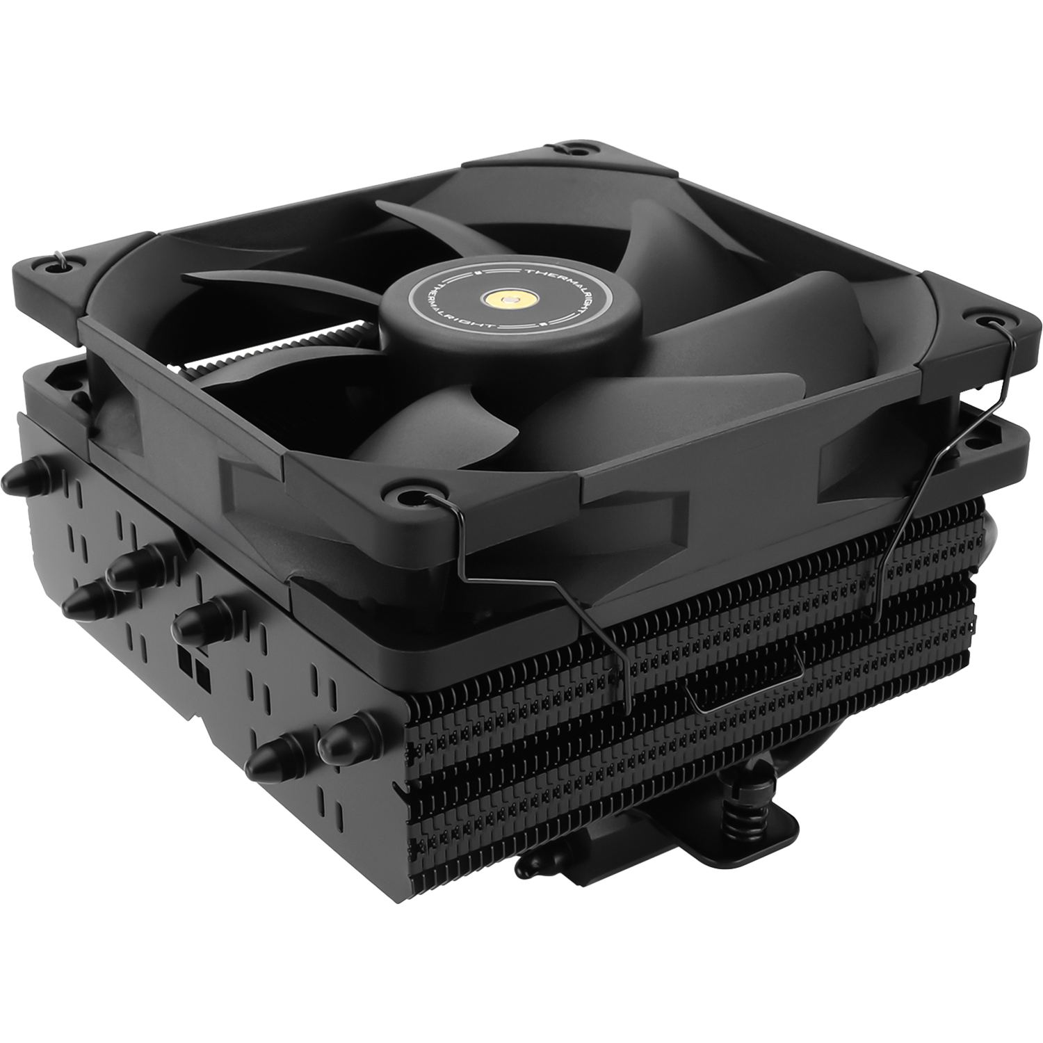 Устройство охлаждения(кулер) Thermalright SI-100-BL Soc-AM5/AM4/1151/1200/2066/1700 черный 4-pin 27.