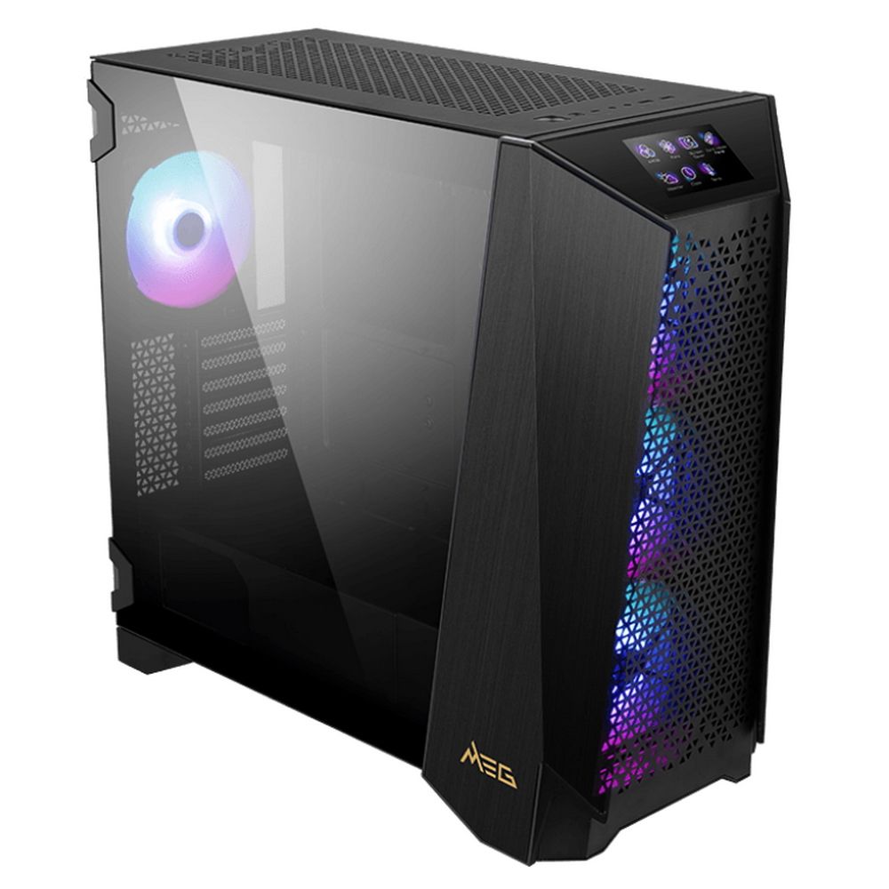 Корпус MSI MEG PROSPECT 700R Mid-Tower, E-ATX, 2xUSB 3.2, 1xUSB-C, Audio I/O, 4x140 ARGB fan, Lamina