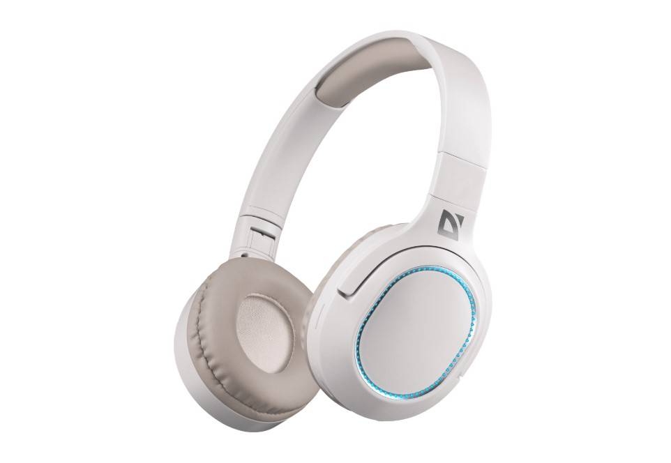 Defender Беспроводная гарнитура FreeMotion B444 бежевый, микрофон, Bluetooth.