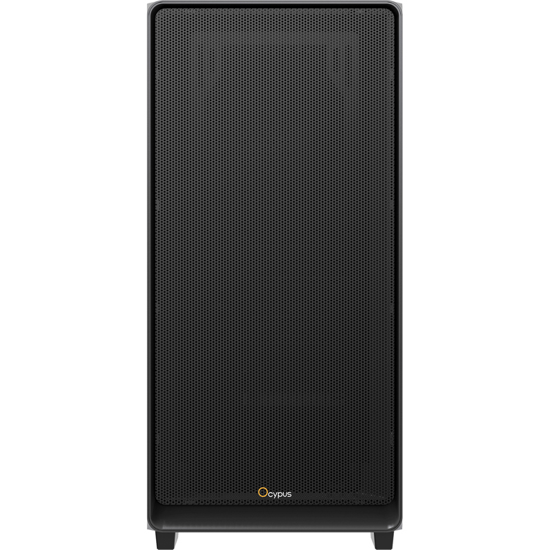 Корпус Ocypus Gamma C60 BK, Midi-Tower, TG, no fans, 1xUSB-A 3.0 + 2xUSB 2.0, ATX, mATX, mITX Black