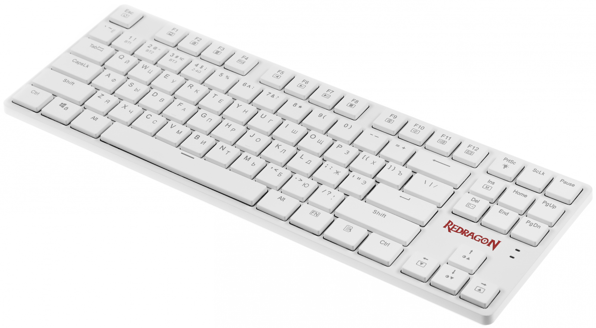 Клавиатура Redragon Anubis механическая белый USB беспроводная BT/Radio slim Multimedia for gamer дл