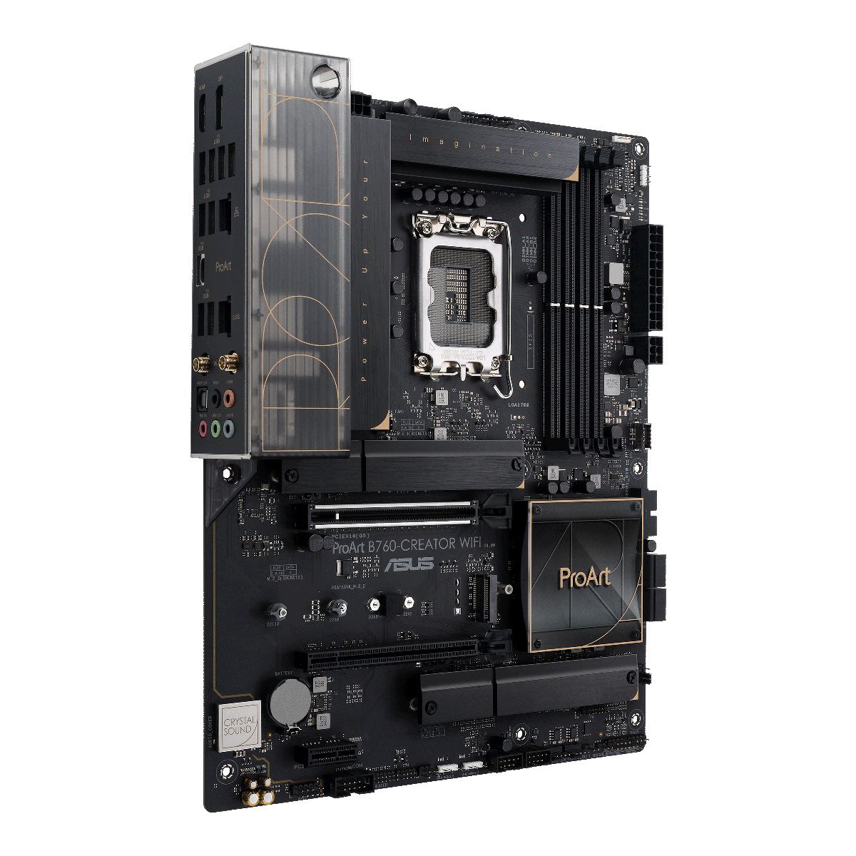Материнская плата Asus PROART B760-CREATOR WIFI Soc-1700 Intel B760 4xDDR5 ATX AC`97 8ch(7.1) 1 x 2.