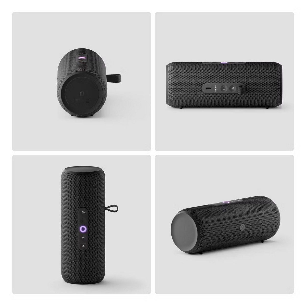 Умная колонка Yandex Стрит Алиса черный 30W 2.0 BT/Wi-Fi 10м 3300mAh (YNDX-00030BLK)