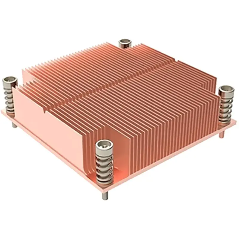 Радиатор CPU Cooler ALSEYE 1U1C-1700, LGA1700 (square), 125W,Cu base + Cu fin
