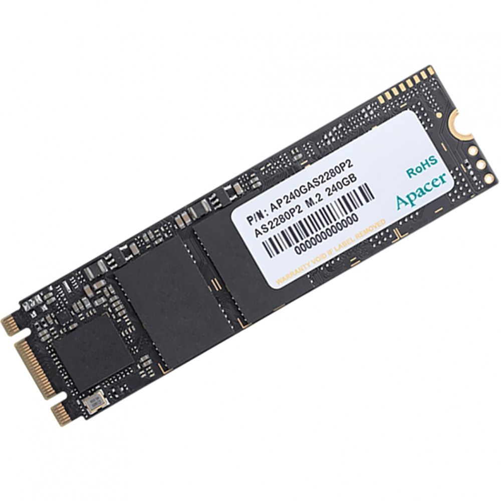 M.2 2280 240GB Apacer AS2280P2 Client SSD AP240GAS2280P2-1 PCIe Gen3x2 with NVMe, 1580/880, IOPS AP2