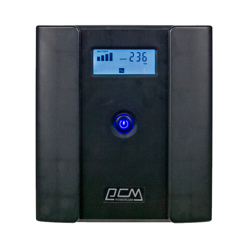 Источник бесперебойного питания Powercom Raptor RPT-1025AP LCD 615Вт 1025ВА черный