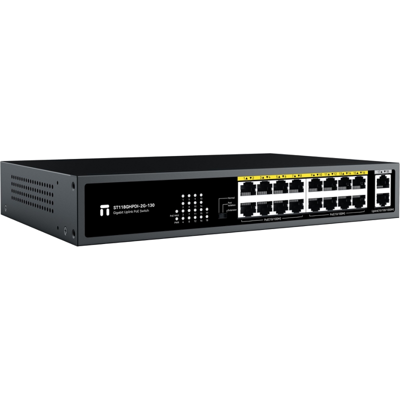 Коммутатор Netis 16FE PoE+2GE Uplink PoE Switch