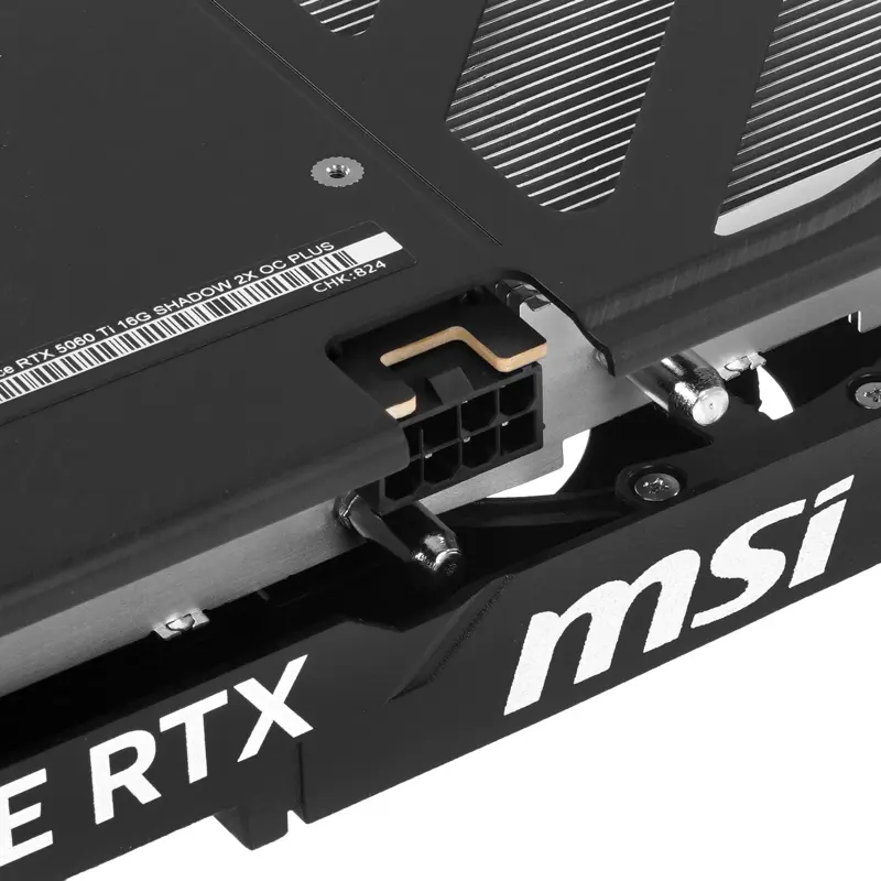 Видеокарта MSI PCI-E 5.0 RTX 5060 TI 16G SHADOW 2X OC PLUS NVIDIA GeForce RTX 5060TI 16Gb 128bit GDD